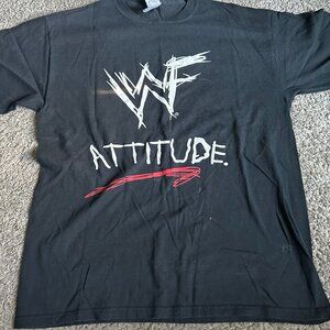 Vintage WWF Attitude Come Get Some T shirt Rare Size XL WWF Tag VTG WWE